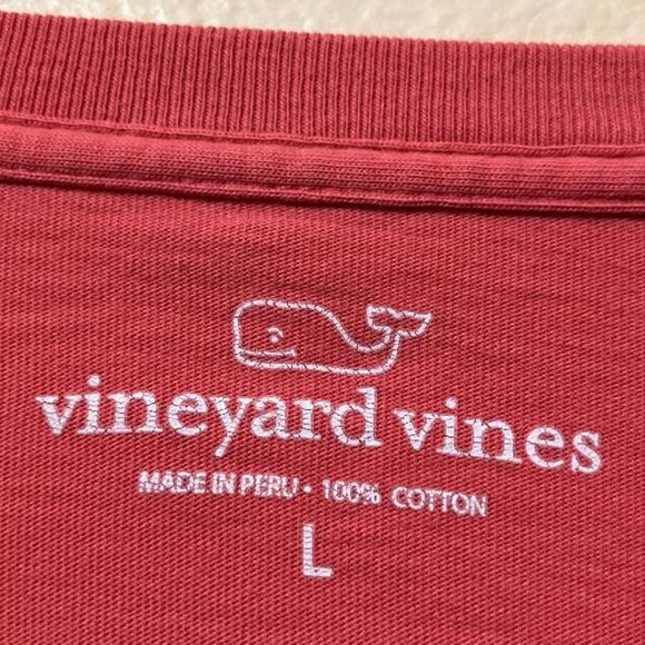 Vineyard Vines Men's Wind Up Shot Pocket Long Sleeve Logo T-Shirt Size Large - Picture 5 of 6